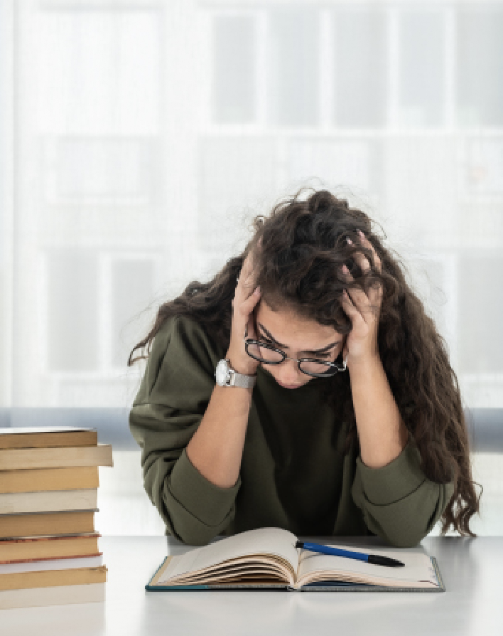 Anxious about finals? Try deep breathing, visualizing success, taking study breaks and staying positive about the outcome.